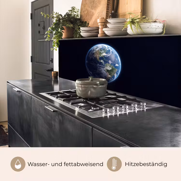 Küchenrückwand - Erde – Weltraum – Kosmos - Aarde - Ruimte - Kosmos keuken achterwand 2 middel