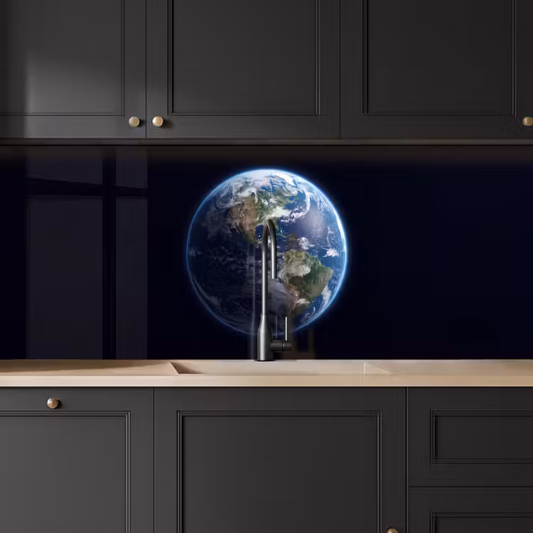 Küchenrückwand - Erde – Weltraum – Kosmos - Aarde - Ruimte - Kosmos keuken achterwand 2 middel