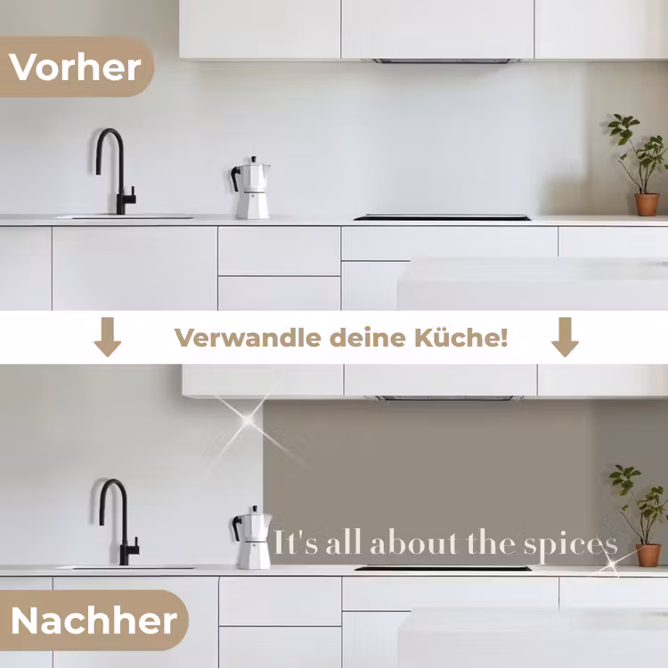 It's all about the spices keuken achterwand 2 middel -voor-na_DE
