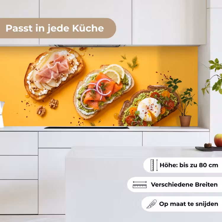 Eten - Brood - Ontbijt - Modern - Kleurrijk keuken achterwand 2 middel -sfeer4_DE