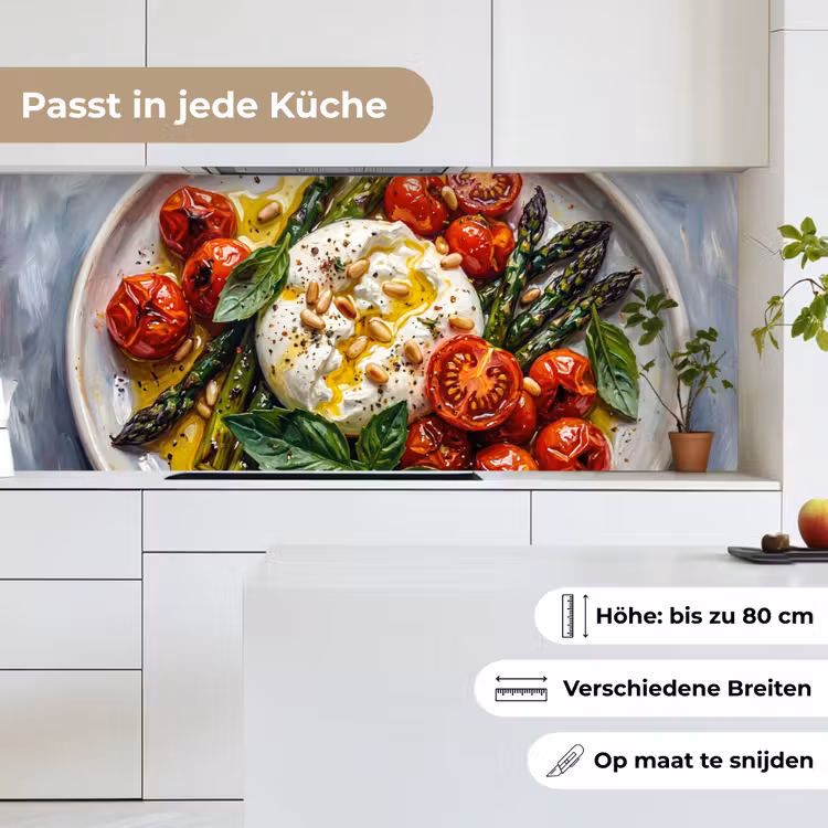 Eten - Groenten - Kaas - Modern - Vers keuken achterwand 2 middel -sfeer4_DE