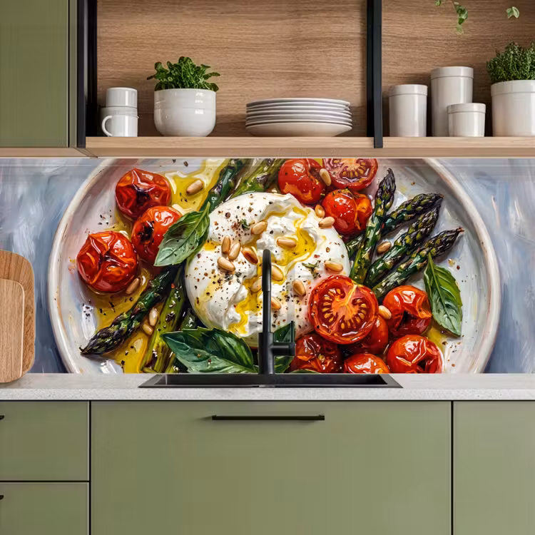 Eten - Groenten - Kaas - Modern - Vers keuken achterwand 2 middel -sfeer3