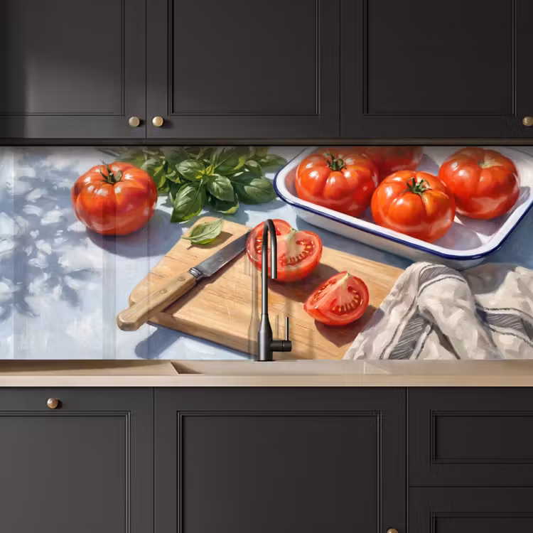 Eten - Keuken - Ingrediënten - Stillleven - Rood keuken achterwand 2 middel -sfeer1
