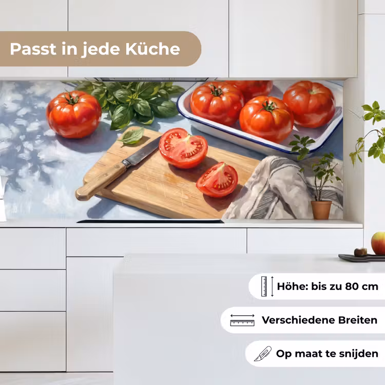 Eten - Keuken - Ingrediënten - Stillleven - Rood keuken achterwand 2 middel -sfeer4_DE