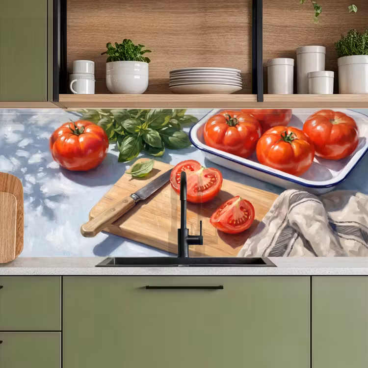 Eten - Keuken - Ingrediënten - Stillleven - Rood keuken achterwand 2 middel -sfeer3
