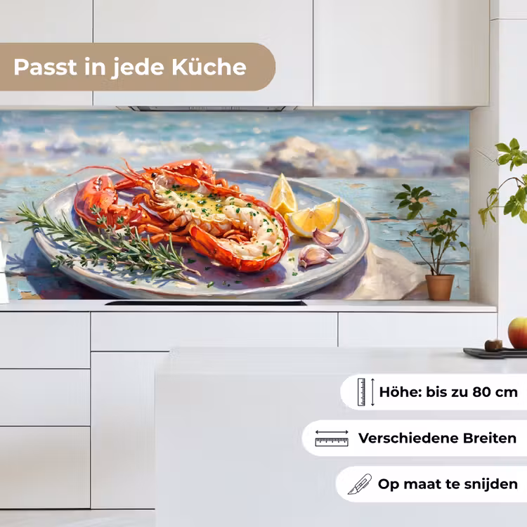 Eten - Zee - Kust - Modern - Blauw keuken achterwand 2 middel -sfeer4_DE