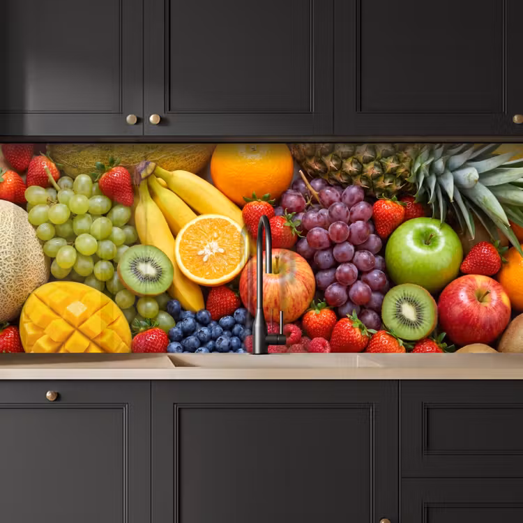 Eten - Fruit - Vers - Kleurrijk - Voeding keuken achterwand 2 middel -sfeer1
