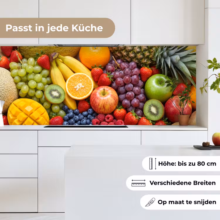 Eten - Fruit - Vers - Kleurrijk - Voeding keuken achterwand 2 middel -sfeer4_DE