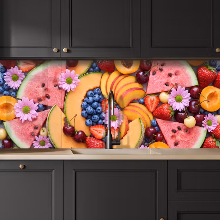 Eten - Fruit - Zomer - Kleurrijk keuken achterwand 2 middel -sfeer1