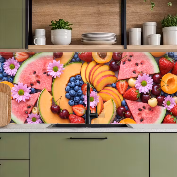 Eten - Fruit - Zomer - Kleurrijk keuken achterwand 2 middel -sfeer3
