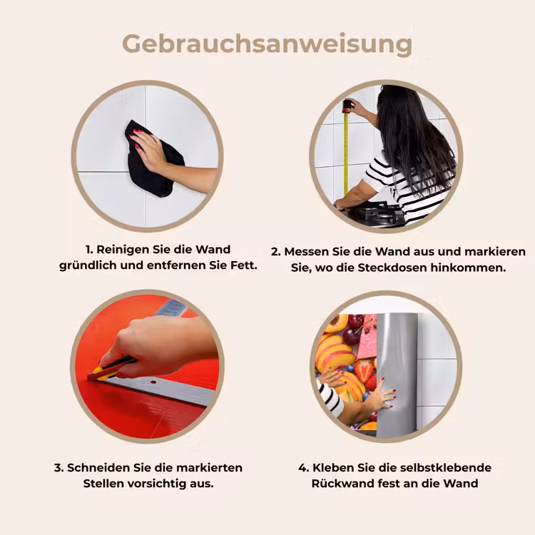 Eten - Fruit - Zomer - Kleurrijk keuken achterwand 2 middel -gebruiksaanwijzing_DE
