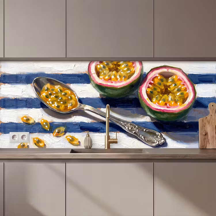 Eten - Passievrucht - Tropisch - Modern - Kleurrijk keuken achterwand 2 middel zz_3dshopping