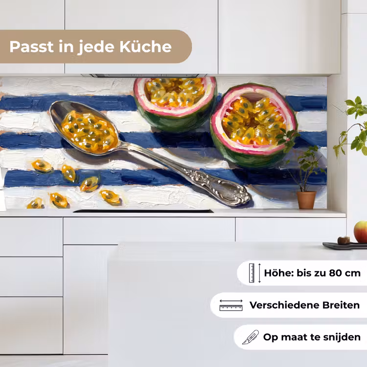 Eten - Passievrucht - Tropisch - Modern - Kleurrijk keuken achterwand 2 middel -sfeer4_DE