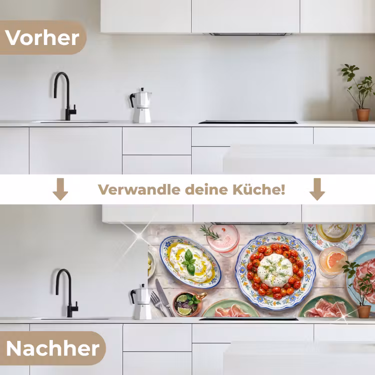 Eten - Tafel - Divers - Modern keuken achterwand 2 middel -voor-na_DE