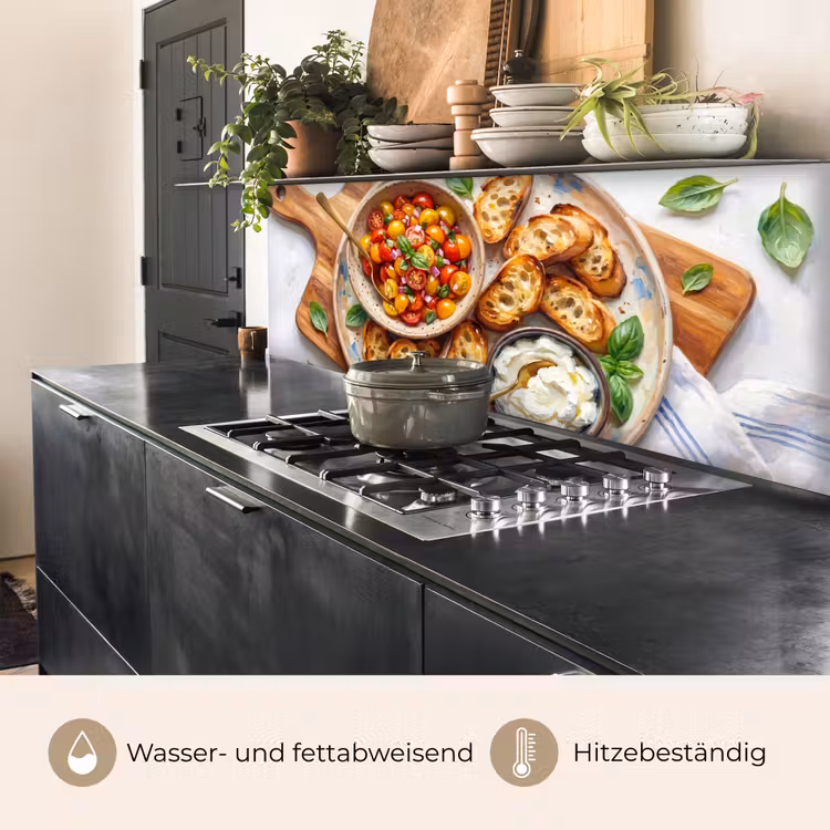 Eten - Tomaat - Brood - Kleurrijk - Keuken keuken achterwand 2 middel -usp_DE