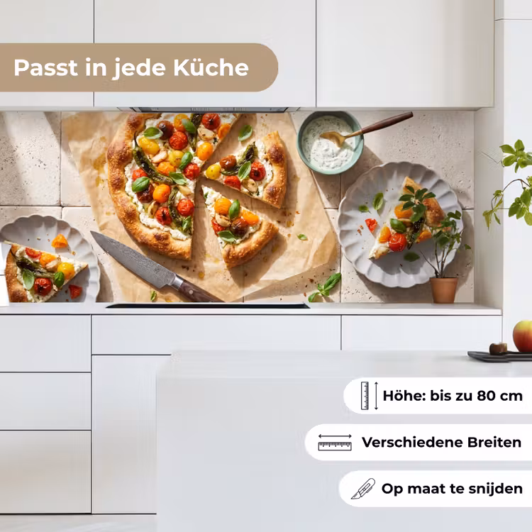 Eten - Tomaten - Basilicum - Maaltijd - Vers keuken achterwand 2 middel -sfeer4_DE