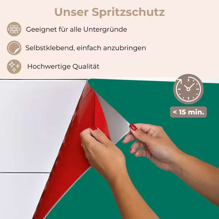 Eeuwige Esmeralda keuken achterwand spatscherm klein -spatscherm_DE