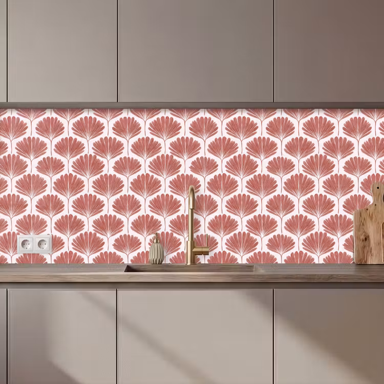 Küchenrückwand - Fächer - Motiv - Terra