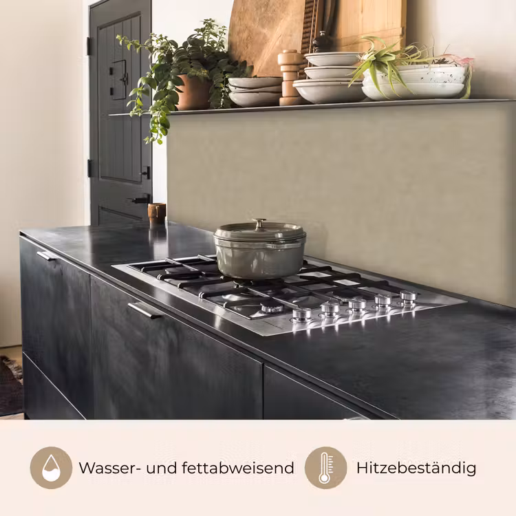 Taupekleur - Gewolkt textuur - Natuurlijk keuken achterwand 2 middel 871 -usp_DE