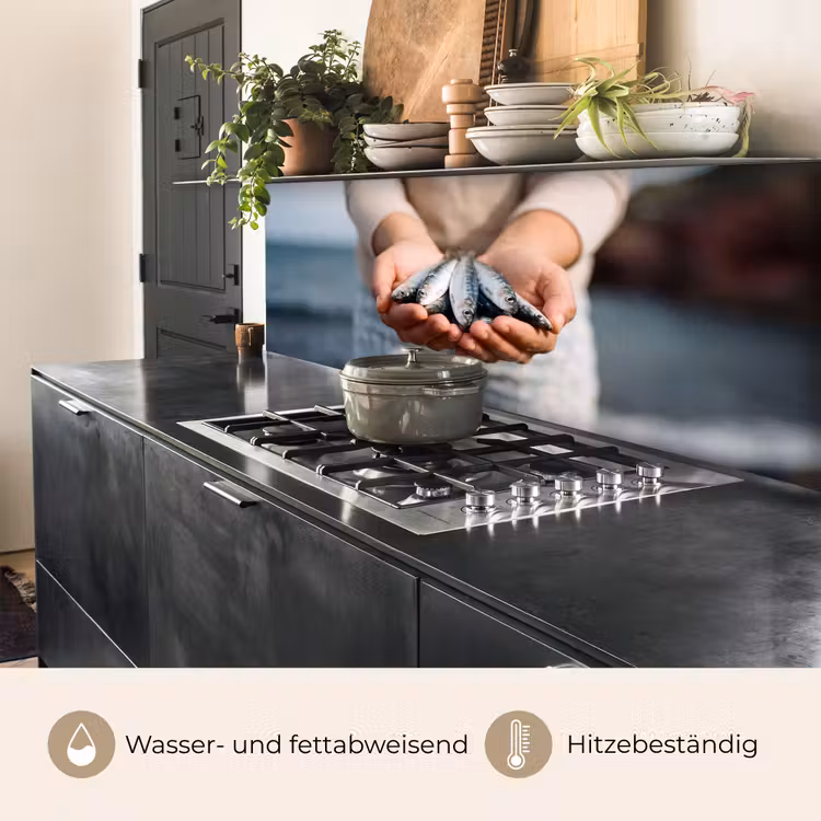 Küchenrückwand - Fisch – Hände – Natur - Vis - Handen - Natuur keuken achterwand 2 middel