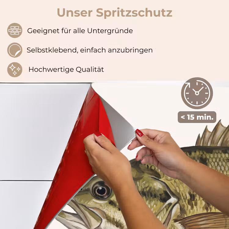 Vissen - Natuur - Vintage keuken achterwand spatscherm klein -spatscherm_DE