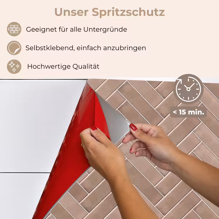 Visgraat - Wandtegel - Oudroze - Terracotta keuken achterwand spatscherm klein 900 -spatscherm_DE