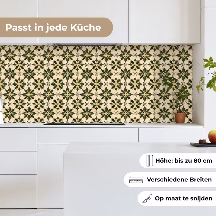 Tegel - Dessin - Groen keuken achterwand 2 middel 871 -sfeer4_DE