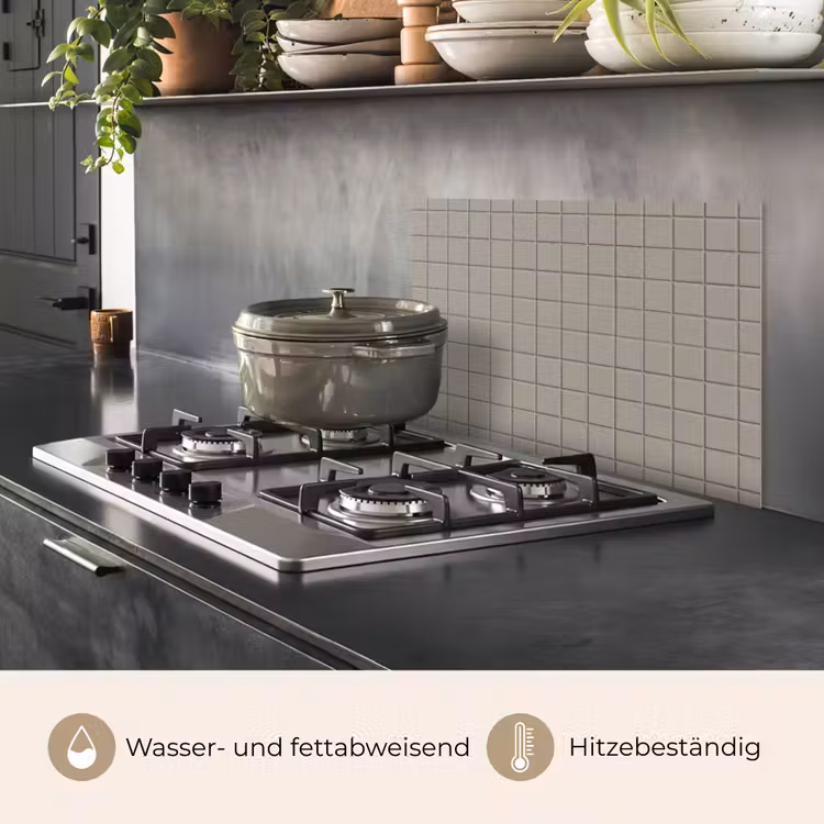 Tegel - Patroon Kiezel - Grijs keuken achterwand spatscherm klein 900 -usp_DE