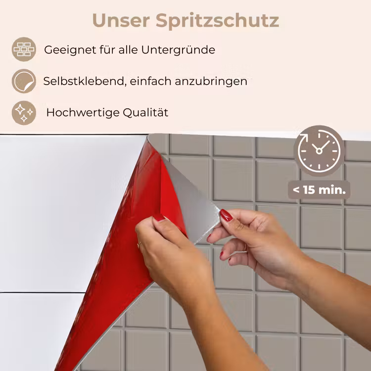 Tegel - Patroon Kiezel - Grijs keuken achterwand spatscherm klein 900 -spatscherm_DE