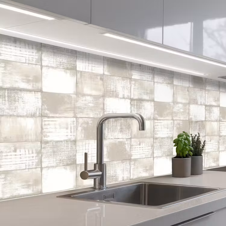 Tegel - Patroon - Verweerd keuken achterwand 2 middel 871 -3d_schuin