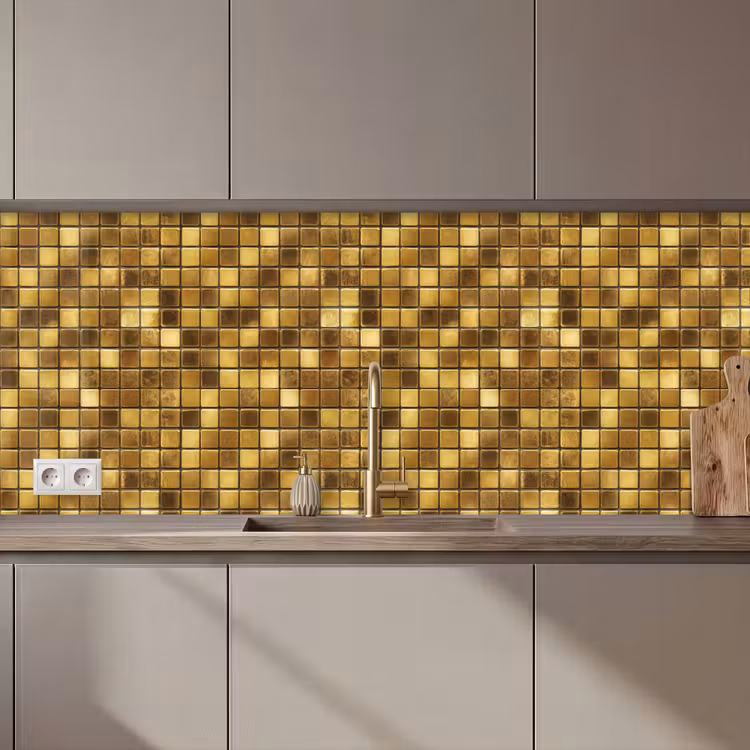 Tegels - Mozaïek - Luxe - Warm Goud keuken achterwand 2 middel 871 zz_3dshopping