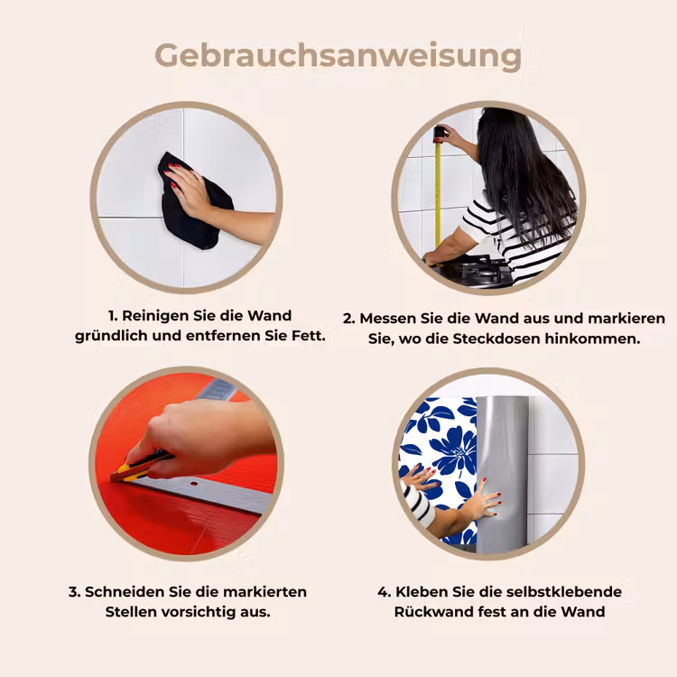 Floraal - Modern - Blauw keuken achterwand 2 middel 871 -gebruiksaanwijzing_DE