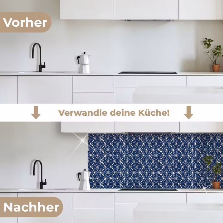 Vormen - Patronen - Japans keuken achterwand 2 middel 871 -voor-na_DE