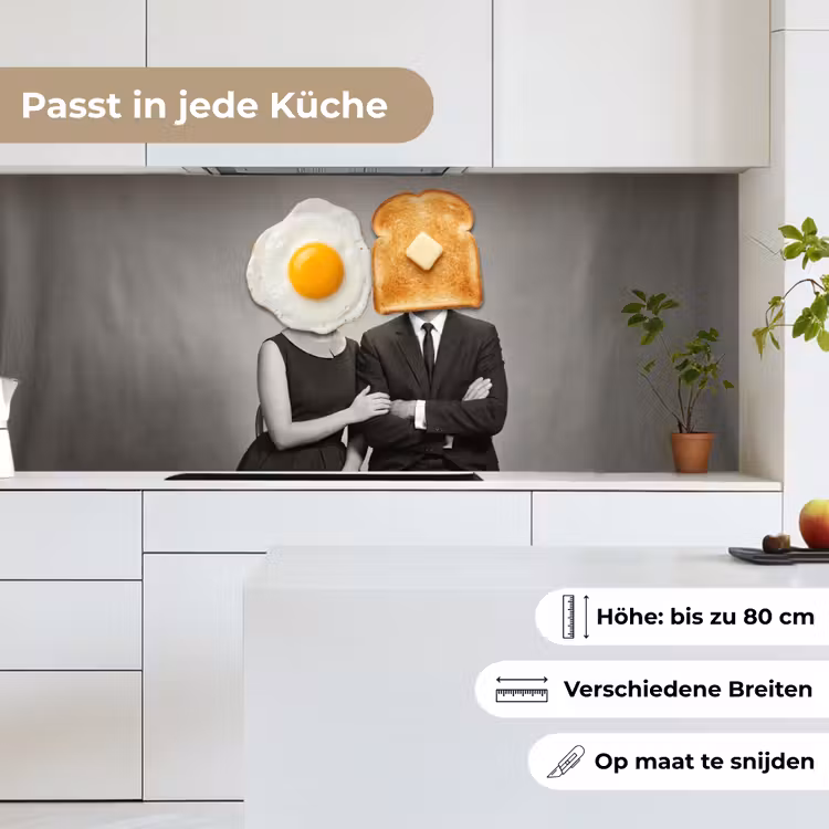 Ontbijt - Koppel - Ei - Brood keuken achterwand 2 middel -sfeer4_DE