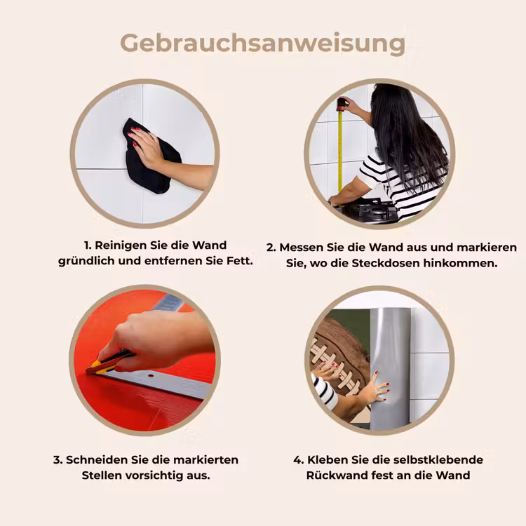 Football - Hout - Sport - Groen keuken achterwand 2 middel -gebruiksaanwijzing_DE
