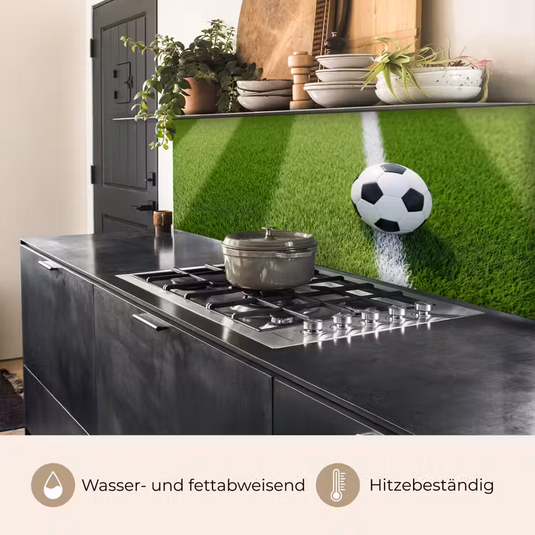 Voetbal - Grasveld - Sport - Groen keuken achterwand 2 middel -usp_DE