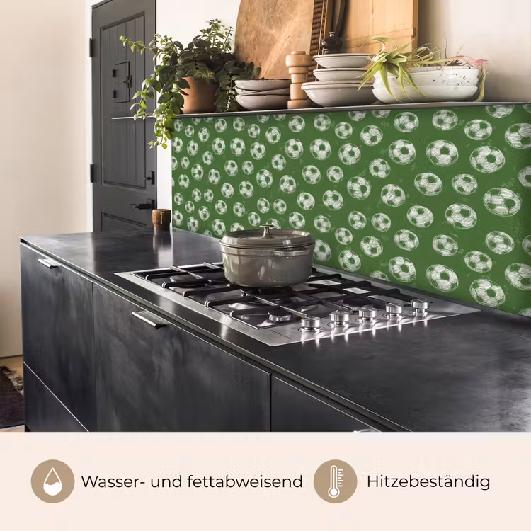 Voetbal - Sport - Groen keuken achterwand 2 middel 871 -usp_DE