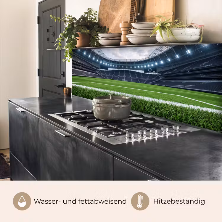 Voetbal - Stadion - Sport - Groen keuken achterwand 2 middel -usp_DE