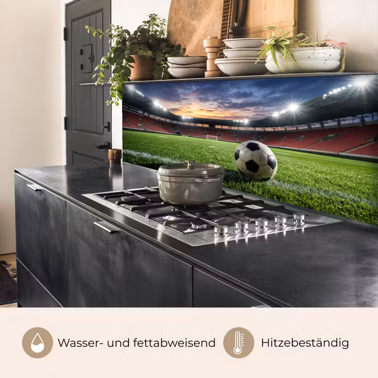 Voetbal - Stadion - Sport - Groen keuken achterwand 2 middel -usp_DE