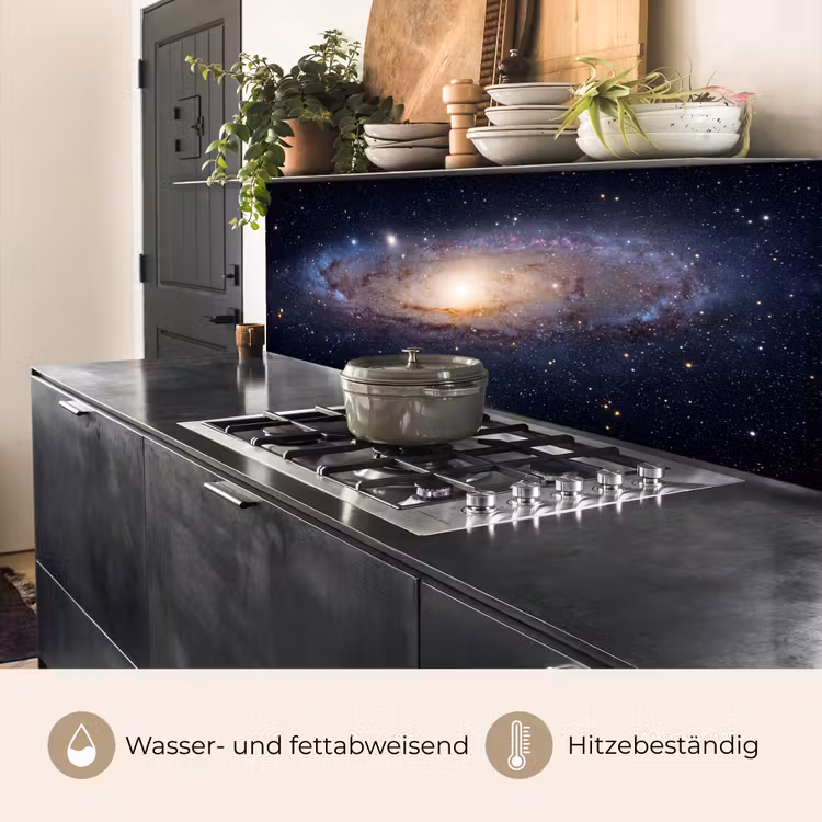 Küchenrückwand - Galaxie – Weltraum – Kosmos - Sterrenstelsel - Ruimte - Kosmos keuken achterwand 2 middel