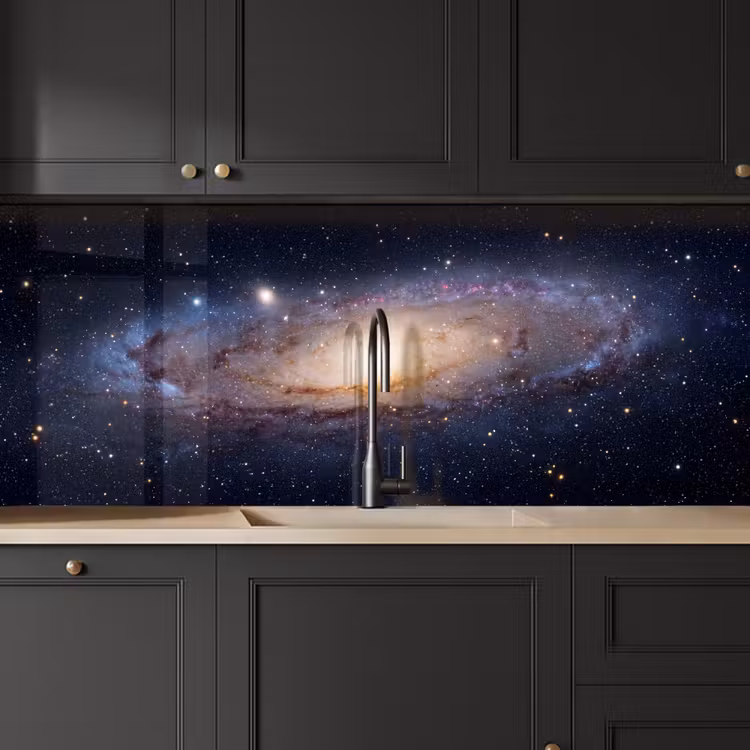 Küchenrückwand - Galaxie – Weltraum – Kosmos - Sterrenstelsel - Ruimte - Kosmos keuken achterwand 2 middel
