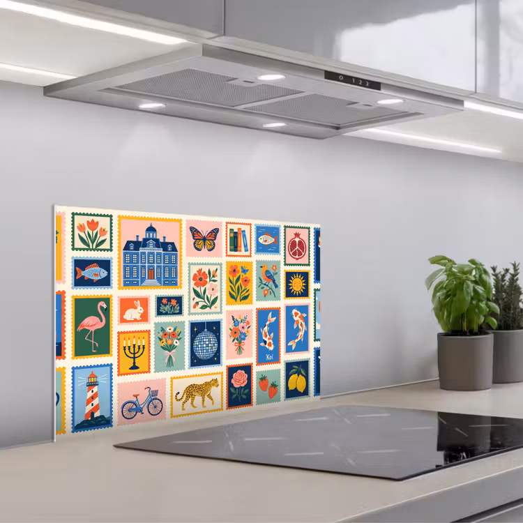 Gebouw - Koepel - Architectuur - Klassiek - Grijs keuken achterwand spatscherm klein -3d_schuin