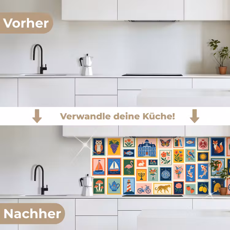 Gebouw - Koepel - Architectuur - Klassiek - Grijs keuken achterwand 2 middel -voor-na_DE