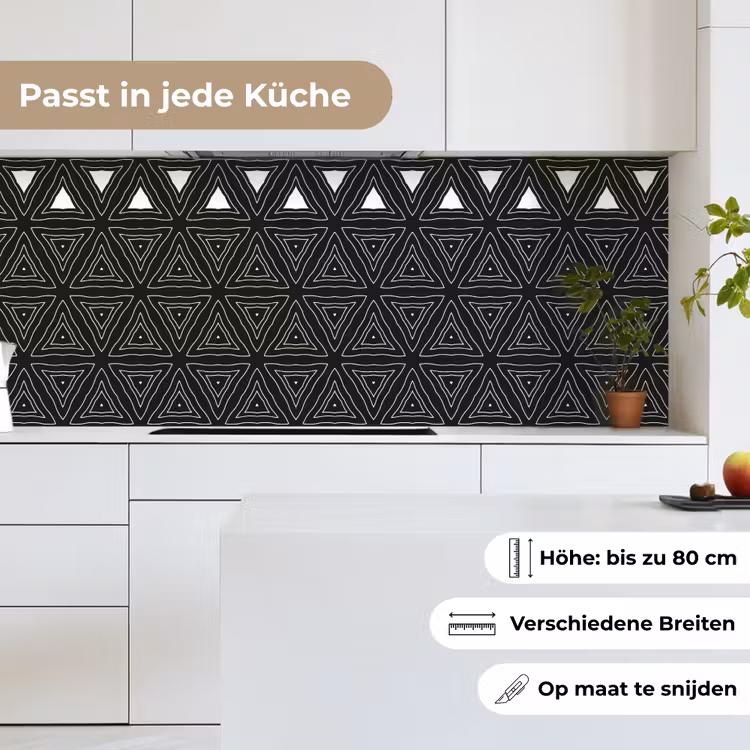 Geometrie - Design - Mozaïek keuken achterwand 2 middel 871 -sfeer4_DE