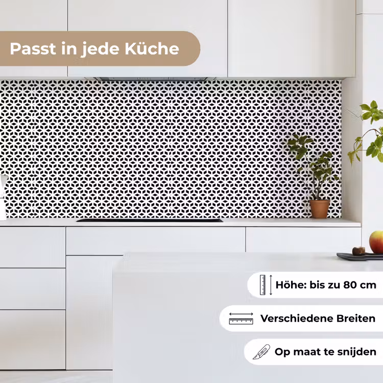 Geometrie - Lijn - Abstract - Patroon keuken achterwand 2 middel 871 -sfeer4_DE