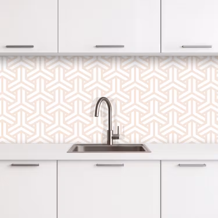 Geometrie - Lijn - Vorm - Patroon keuken achterwand 2 middel 871 -3d