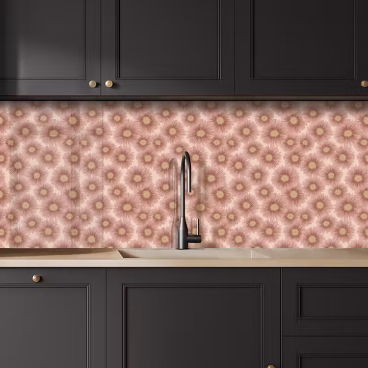 Gerbera - Bloemen - Roze keuken achterwand 2 middel 871 -sfeer1