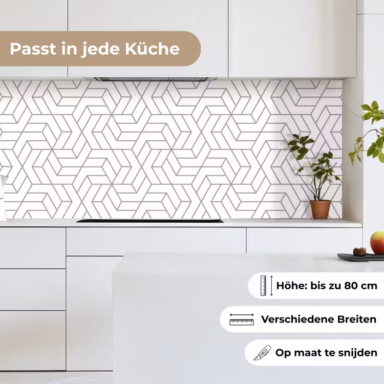 Design - Geometrie - Patroon keuken achterwand 2 middel 871 -sfeer4_DE