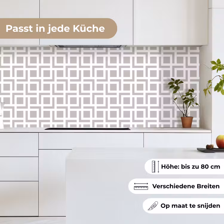 Design - Lijn - Patroon keuken achterwand 2 middel 871 -sfeer4_DE