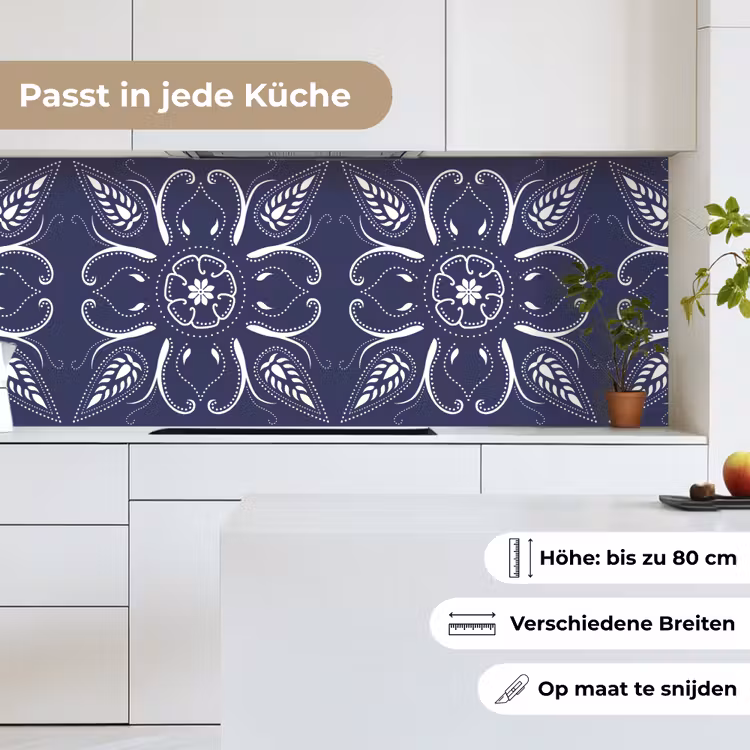 Design - Mandala - Bohemian keuken achterwand 2 middel 871 -sfeer4_DE